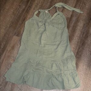 Chic Sage Green Midi Dress